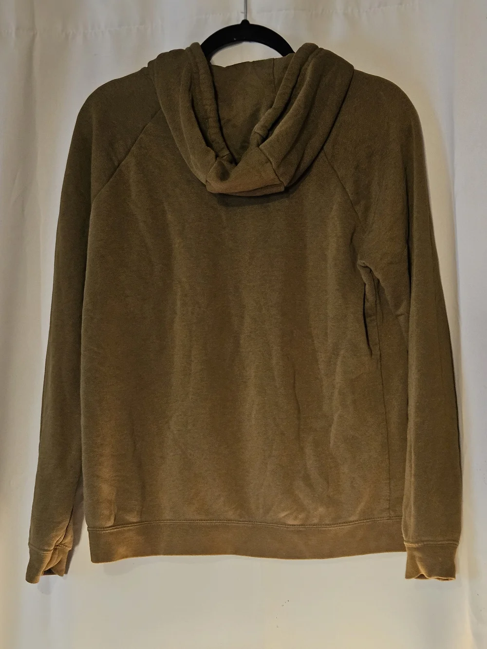 Nike Brown Crewneck Hoodie with White Swoosh